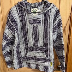 Baja Joe Purple and Gray Women's Hoodie